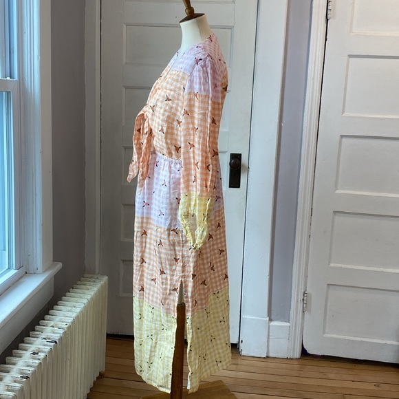 River Island Tie Front Maxi Dress, Size 12 - Picture 6 of 16